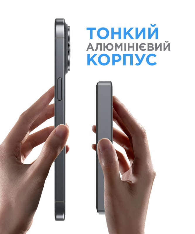 Універсальна мобільна батарея Sigma mobile X-power SI10A7QL-MAG 10000mAh Grey