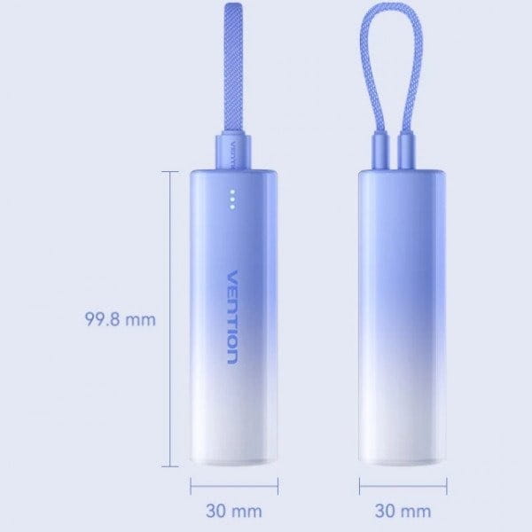 Універсальна мобільна батарея Vention 5000mAh 20W Gradient Blue (FHWL0)