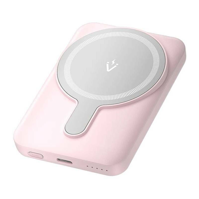 Універсальна мобільна батарея Vention Magnetic Wireless 5000mAh 20W Pink (FHSP0)