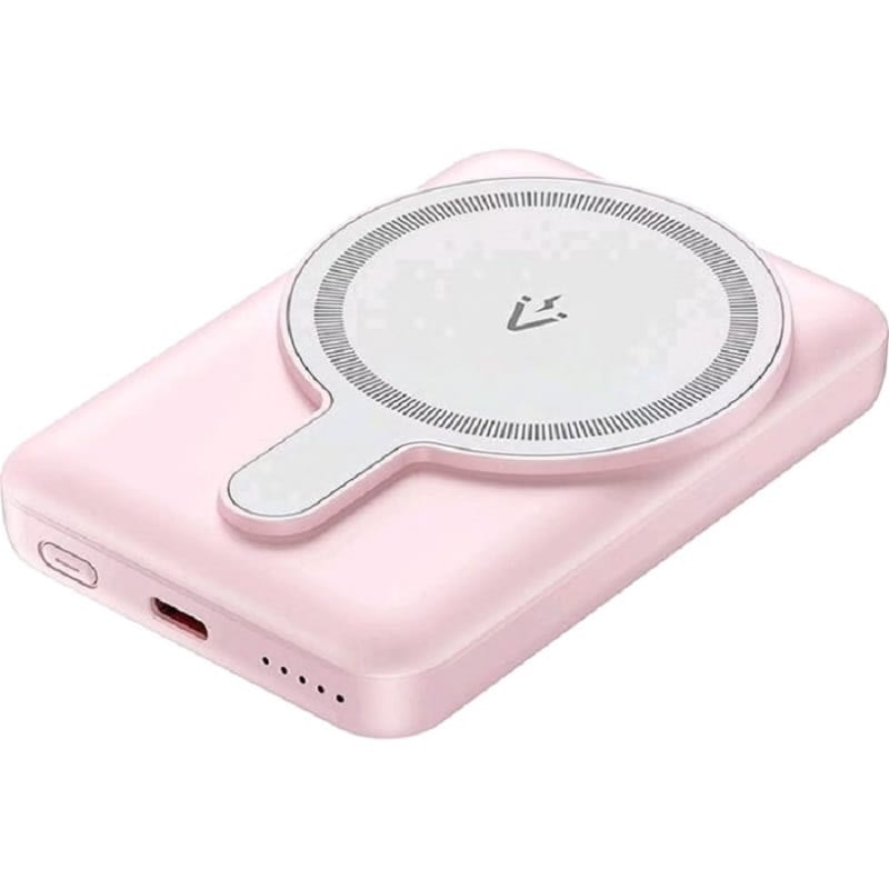Універсальна мобільна батарея Vention Magnetic Wireless 5000mAh 20W Pink (FHSP0)