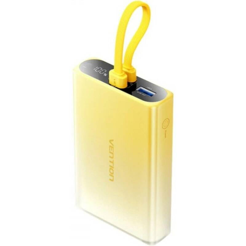 Универсальная мобильная батарея Vention 10000mAh 22.5W Gradient Yellow (FHZY0)