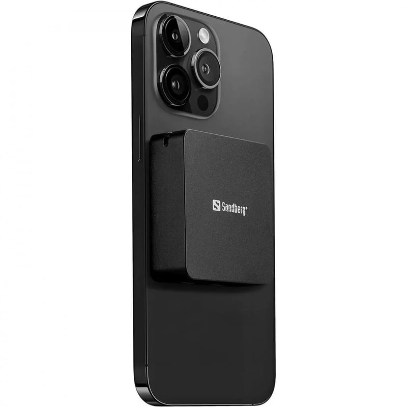 Універсальна мобільна батарея Sandberg Mag Wireless Powerbank 5000mAh 20W Black (421-28)