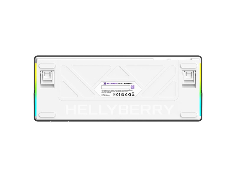 Клавіатура бездротова Hator Hellyberry HK60 Wireless White/Violet