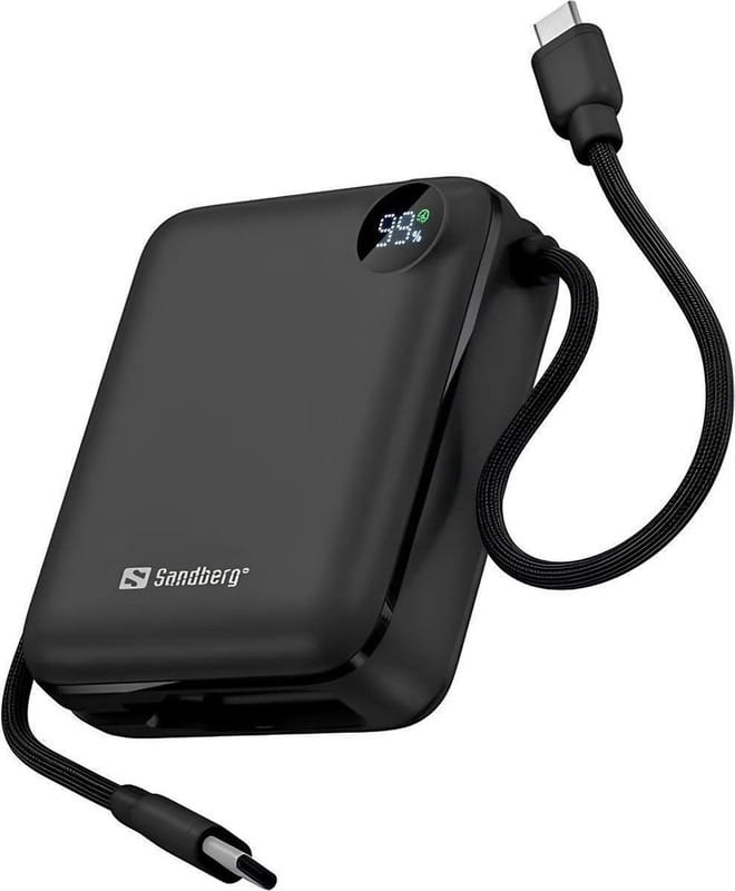 Универсальная мобильная батарея Sandberg 10000mAh 20W Black (421-26)