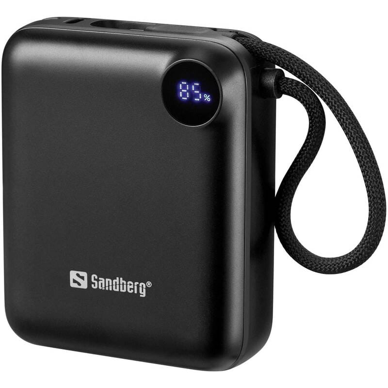 Универсальная мобильная батарея Sandberg 10000mAh 20W Black (421-26)