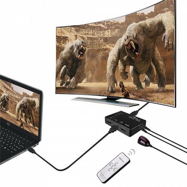 Розгалужувач (спліттер) Media-Tech (MT5207) HDMI 5 портів, підтримка UHD 4K