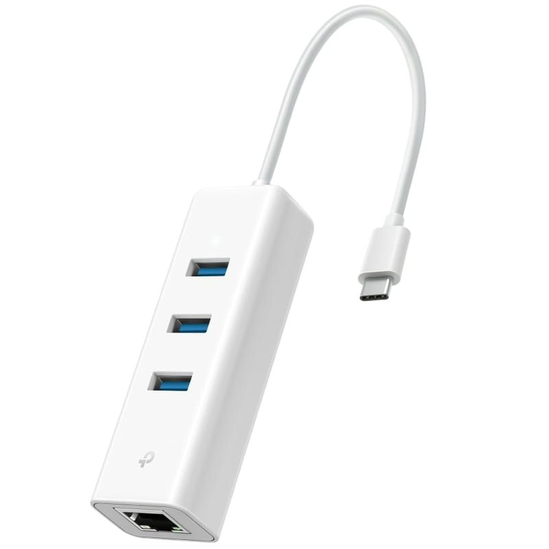 Мережевий адаптер TP-Link UE330C (USB-C 3.0, 10/100/1000Mbps, 3xUSB 3.0 HUB)