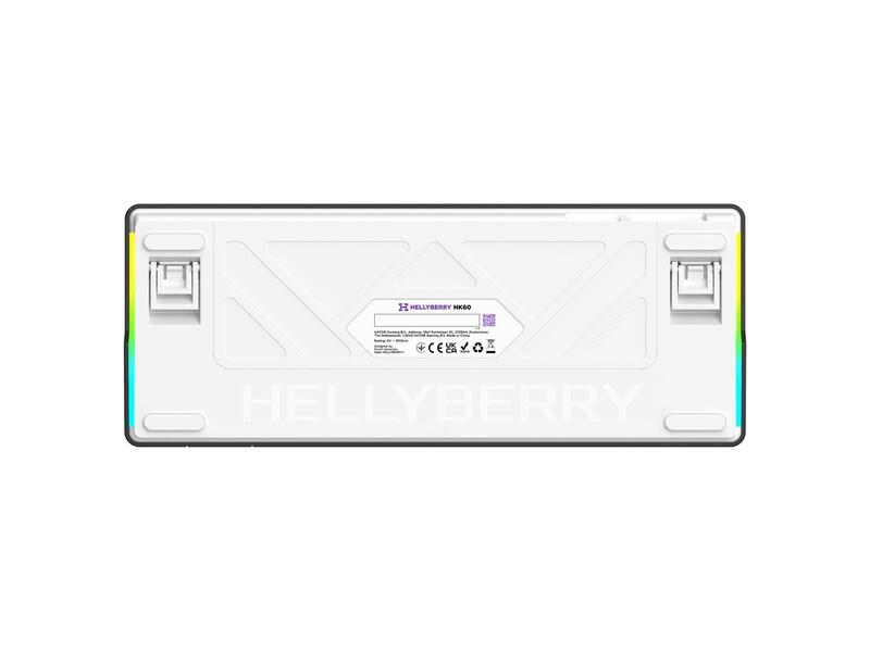Клавіатура Hator Hellyberry HK60 White/Violet