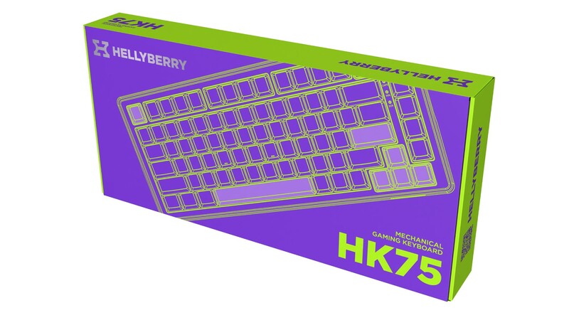 Клавіатура Hator Hellyberry HK75 White/Violet