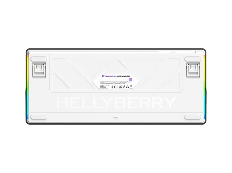 Клавіатура бездротова Hator Hellyberry HK75 Wireless White/Violet