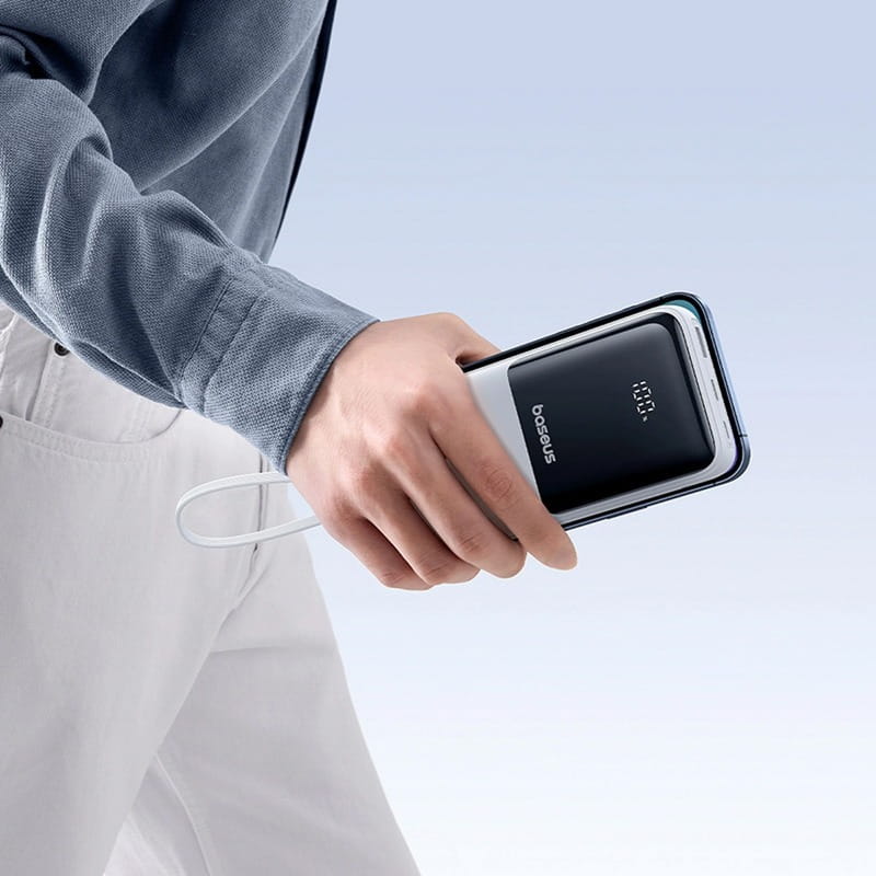 Универсальная мобильная батарея Baseus Lipow 20000mAh 22.5W White (P10079102213-00)