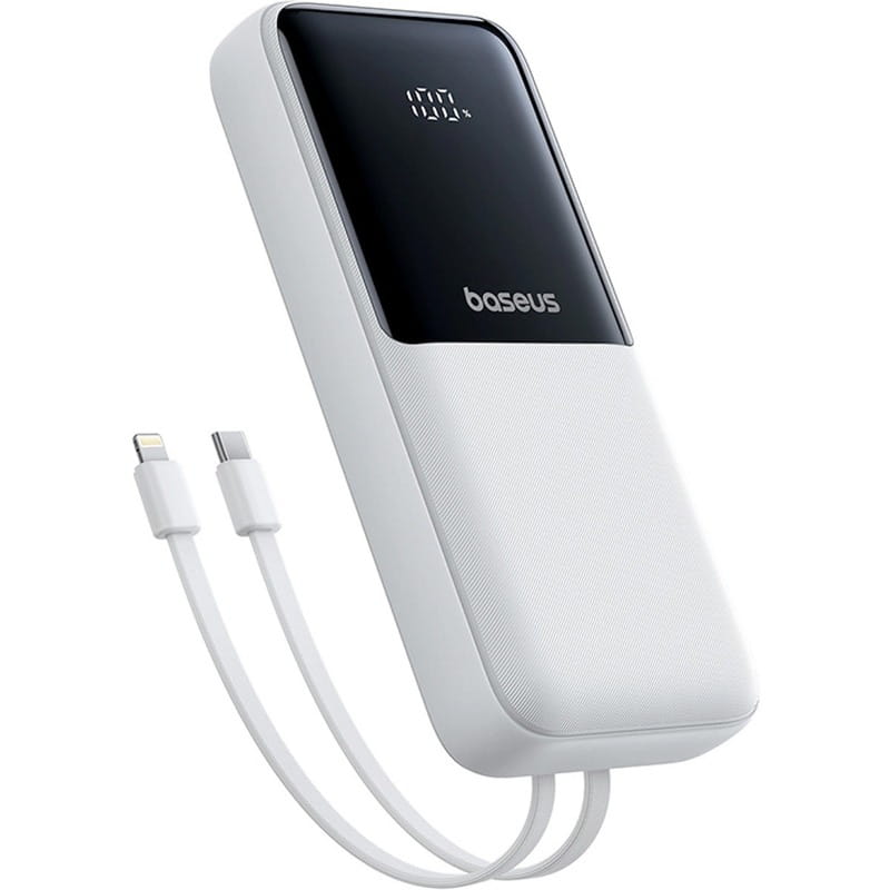 Универсальная мобильная батарея Baseus Lipow 20000mAh 22.5W White (P10079102213-00)