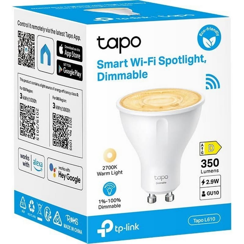 Розумна Wi-Fi лампа TP-Link Tapo L610