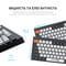 Фото - Клавіатура бездротова OfficePro SK985BO Bluetooth Black/White | click.ua