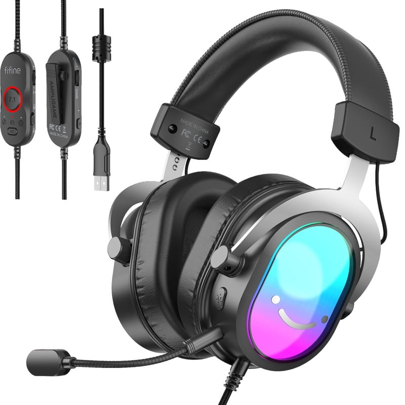 Гарнитура Fifine H16 7.1 Black RGB
