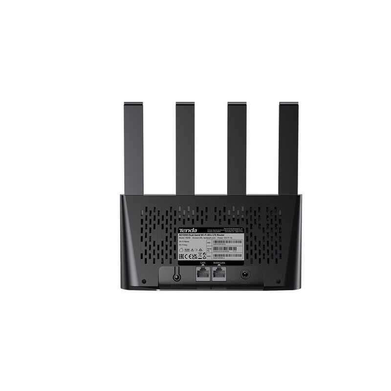 Беспроводной маршрутизатор Tenda 4G08 (AC1200, 1GxWAN/LAN, 1GxLAN, 1xNano SIM, 4 внешние антенны)
