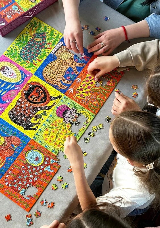 Пазл UkrainianPuzzles Звери Примаченко