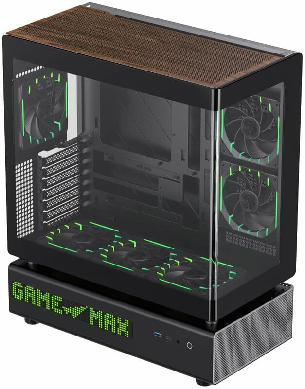 Корпус GameMax N90 BG Black