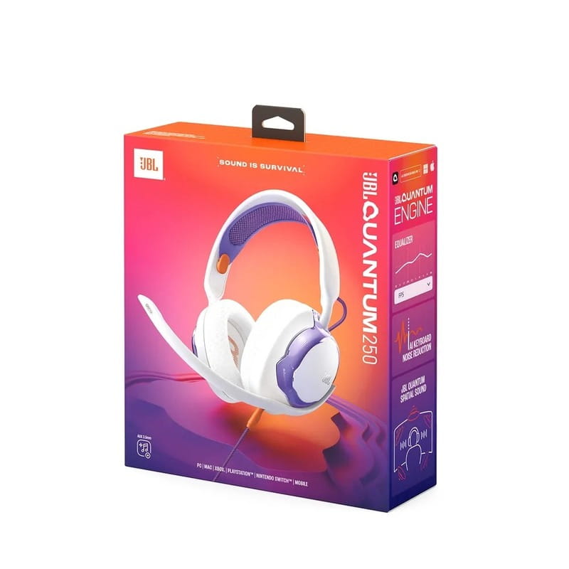 Гарнитура JBL Quantum 250 White (JBLQTUM250WHT)