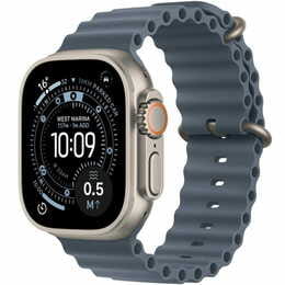 Смарт-годинник Apple Watch Ultra 3 GPS + Cellular 49mm Natural Titanium Case with Anchor Blue Ocean Band (MEWH4QP/A)