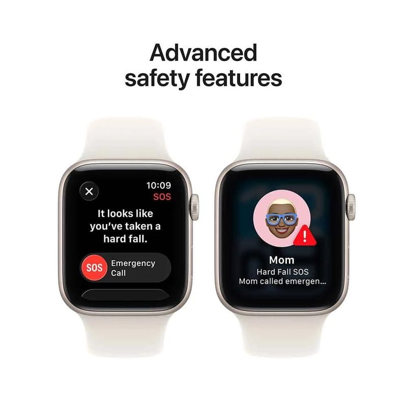 Смарт-годинник Apple Watch SE 3 GPS 44mm Starlight Aluminium Case with Starlight Sport Band - M/L (MEHJ4RK/A)