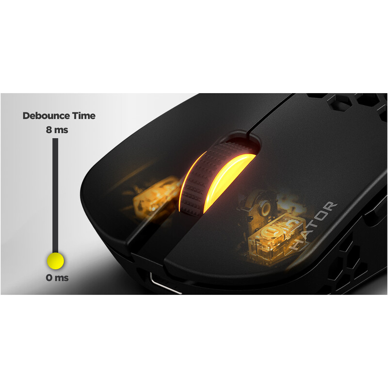 Мышь Hator Stellar Wireless Black (HTM650)