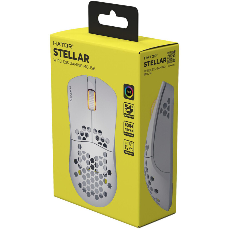 Миша Hator Stellar Wireless White (HTM651)