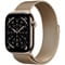 Фото - Смарт-годинник Apple Watch Series 11 GPS + Cellular 42mm Gold Titanium Case with Gold Milanese Loop (MF8Y4RK/A) | click.ua