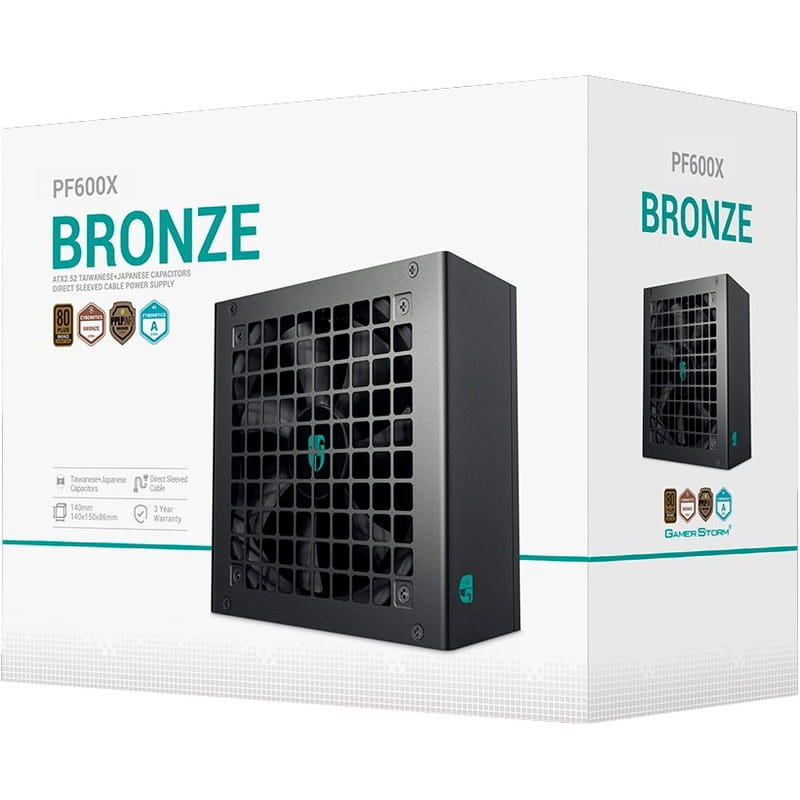 Блок живлення DeepCool GamerStorm PF600X 600W (R-PF600X-HD0B-JGEU)