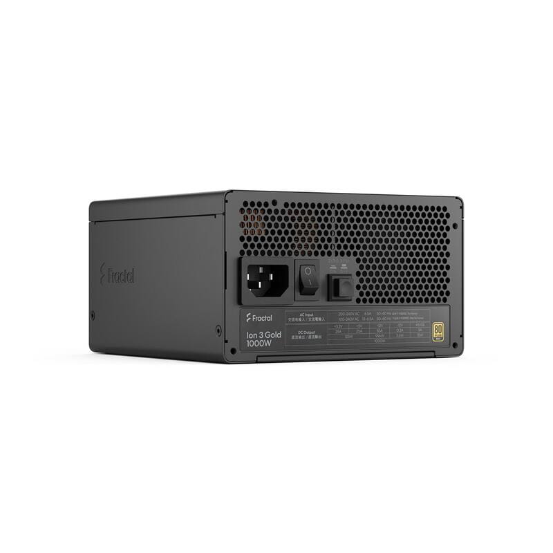 Блок живлення Fractal Design Ion 3 Gold 1000W Black (FD-P-IA3G-100-EU)