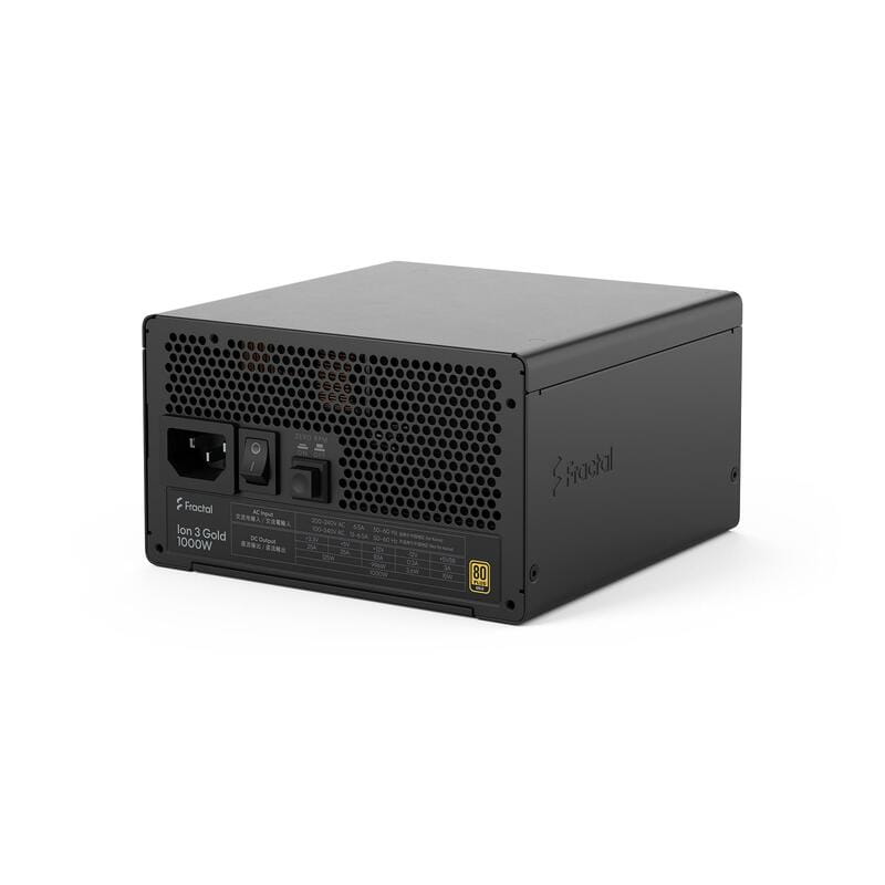 Блок живлення Fractal Design Ion 3 Gold 1000W Black (FD-P-IA3G-100-EU)