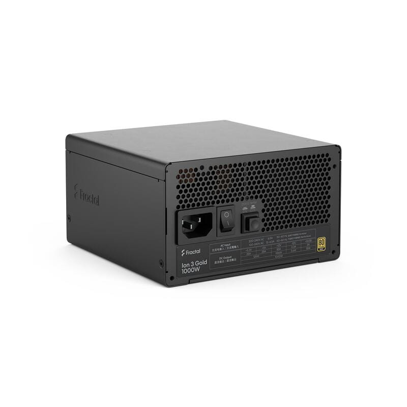 Блок живлення Fractal Design Ion 3 Gold 1000W Black (FD-P-IA3G-100-EU)