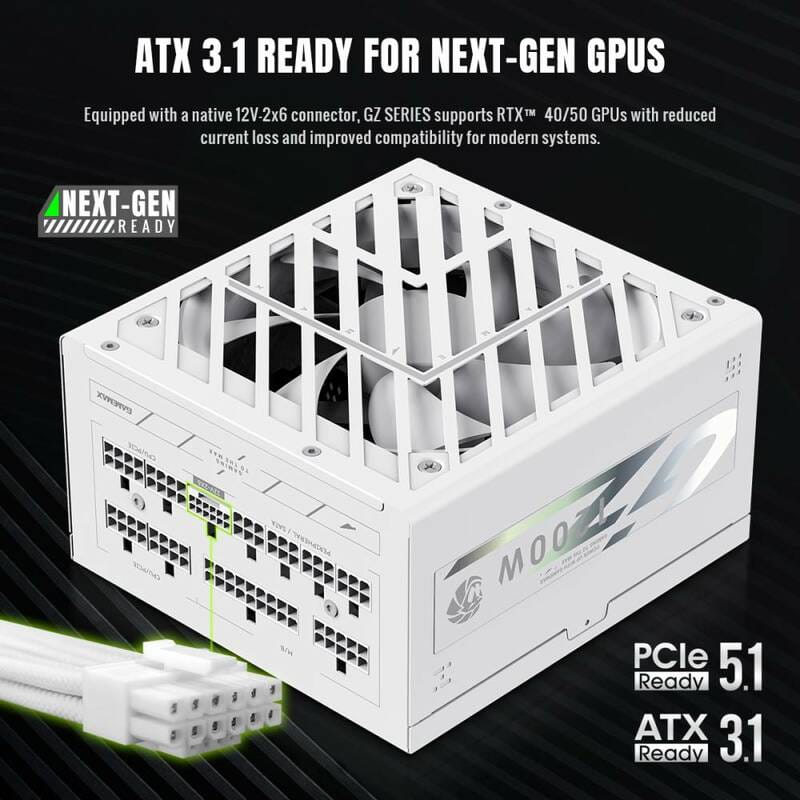 Блок живлення GameMax GZ 1200G White 1200W