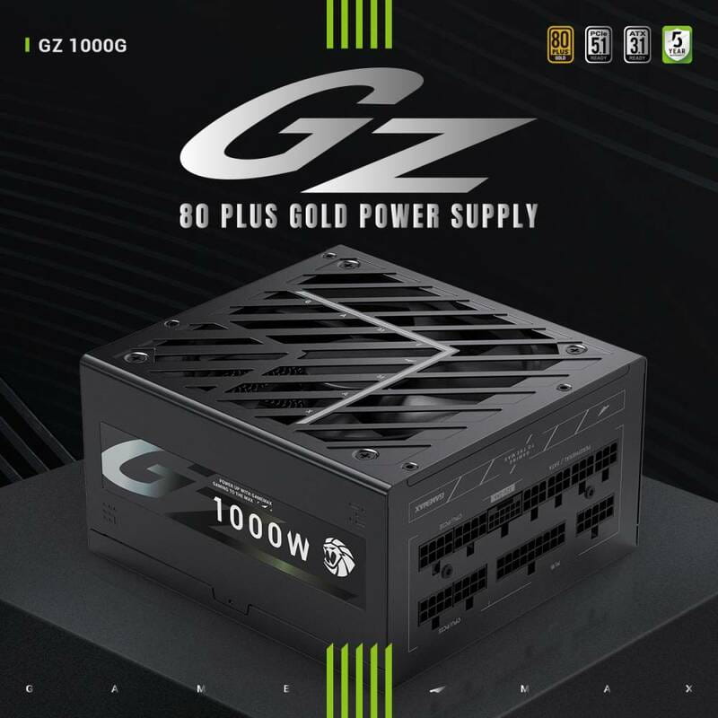 Блок живлення GameMax GZ 1000G Black 1000W