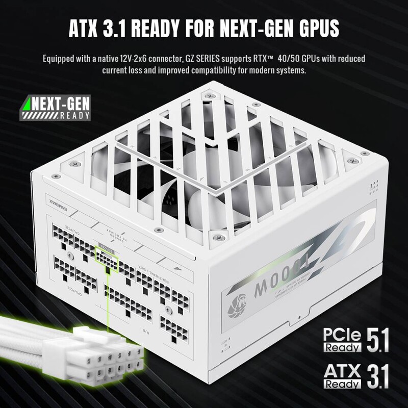 Блок живлення GameMax GZ 1000G White 1000W