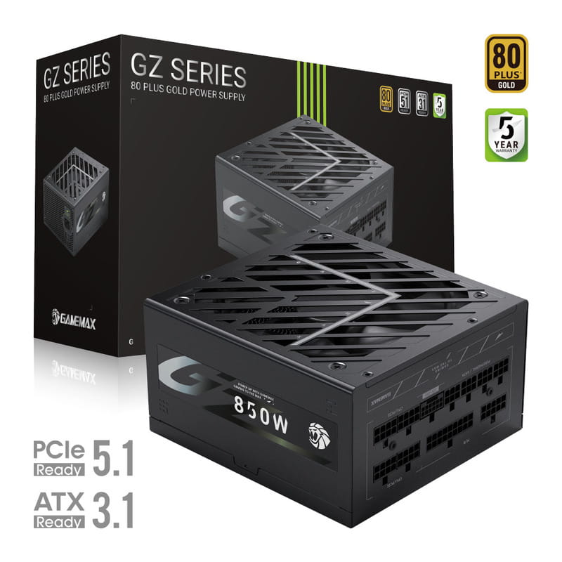 Блок живлення GameMax GZ 850G Black 850W