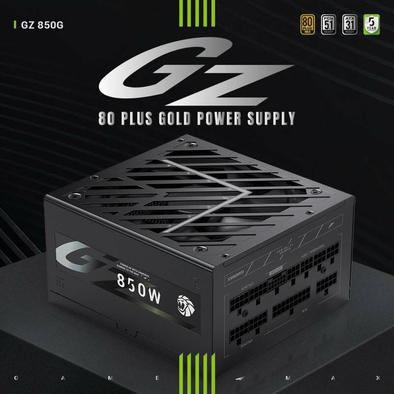 Блок живлення GameMax GZ 850G Black 850W