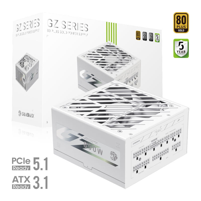 Блок питания GameMax GZ 850G White 850W