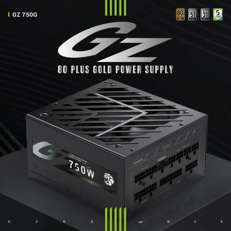 Блок живлення GameMax GZ 750G Black 750W