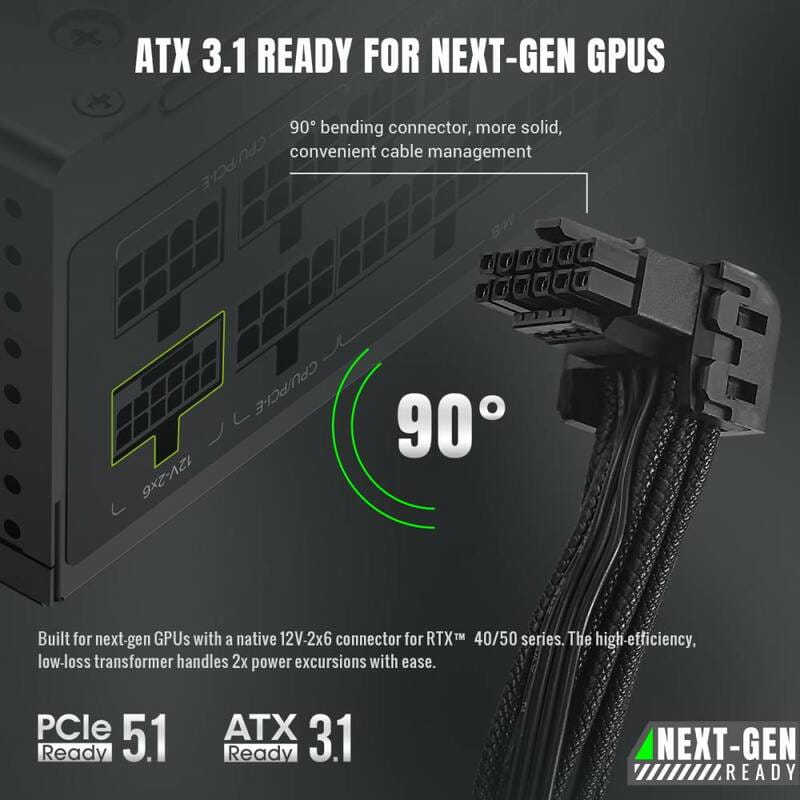 Блок живлення GameMax GS 850G V25 Black 850W
