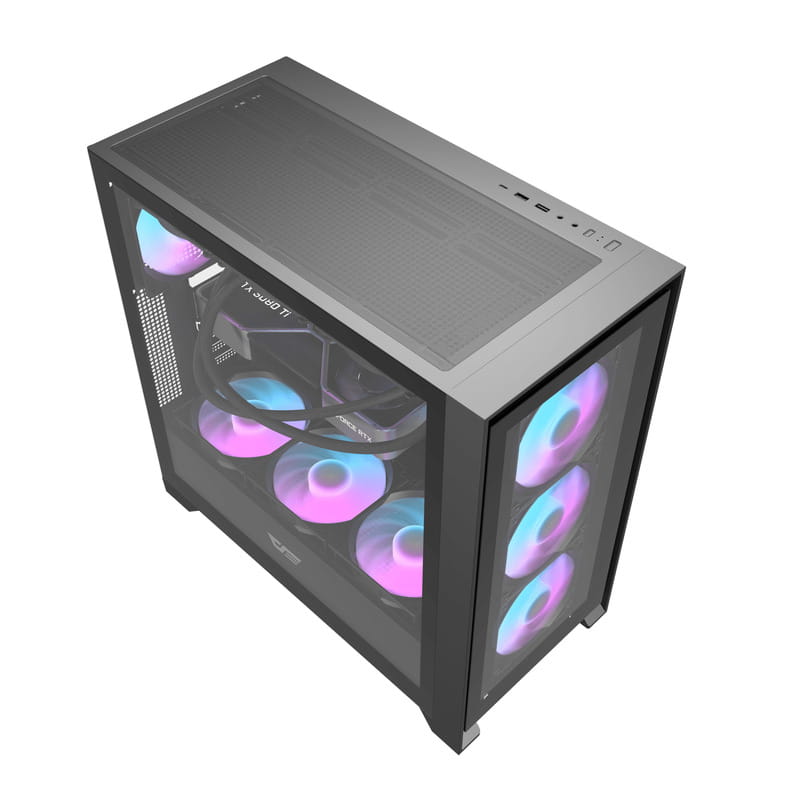 Корпус DarkFlash DRX90 Glass Black