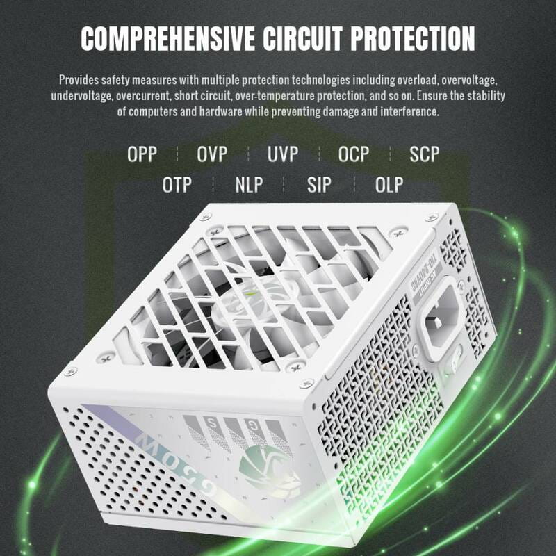 Блок живлення GameMax GS 650G V25 White 650W