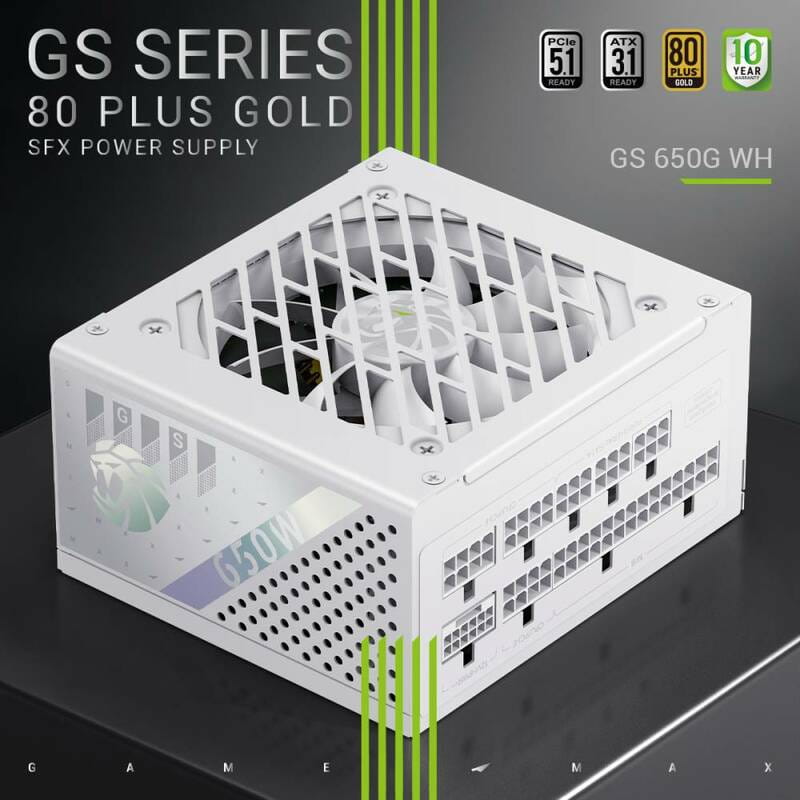 Блок живлення GameMax GS 650G V25 White 650W