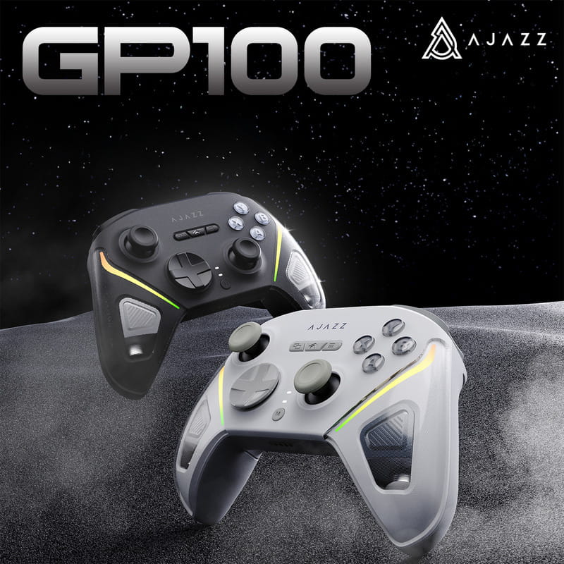 Геймпад Ajazz GP100 RGB White