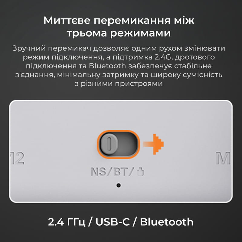 Геймпад Ajazz GP100S RGB White