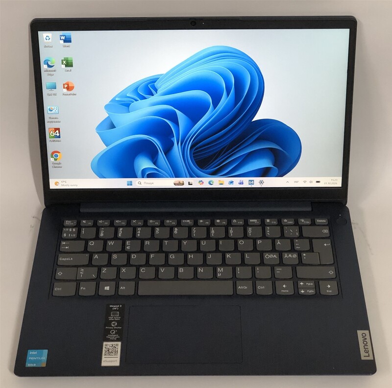 Ноутбук Lenovo IdeaPad 3 14ITL6 / 14" FullHD IPS / Pentium Gold 7505 / 8GB / 128GB SSD / Win11 - Б/у