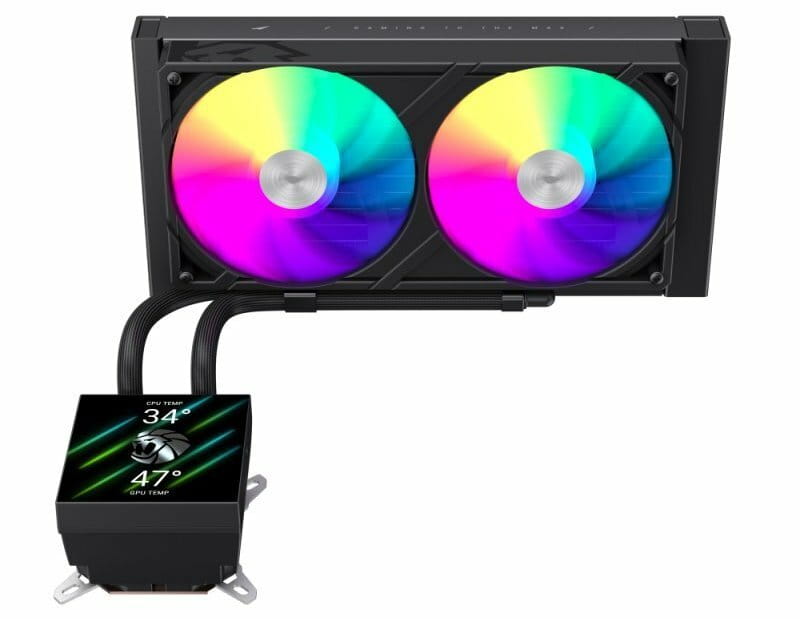 Система водяного охлаждения GameMax Glacier 240 LCD Black