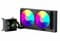 Фото - Система водяного охлаждения GameMax Glacier 240 LCD Black | click.ua