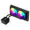 Фото - Система водяного охлаждения GameMax Glacier 240 LCD Black | click.ua
