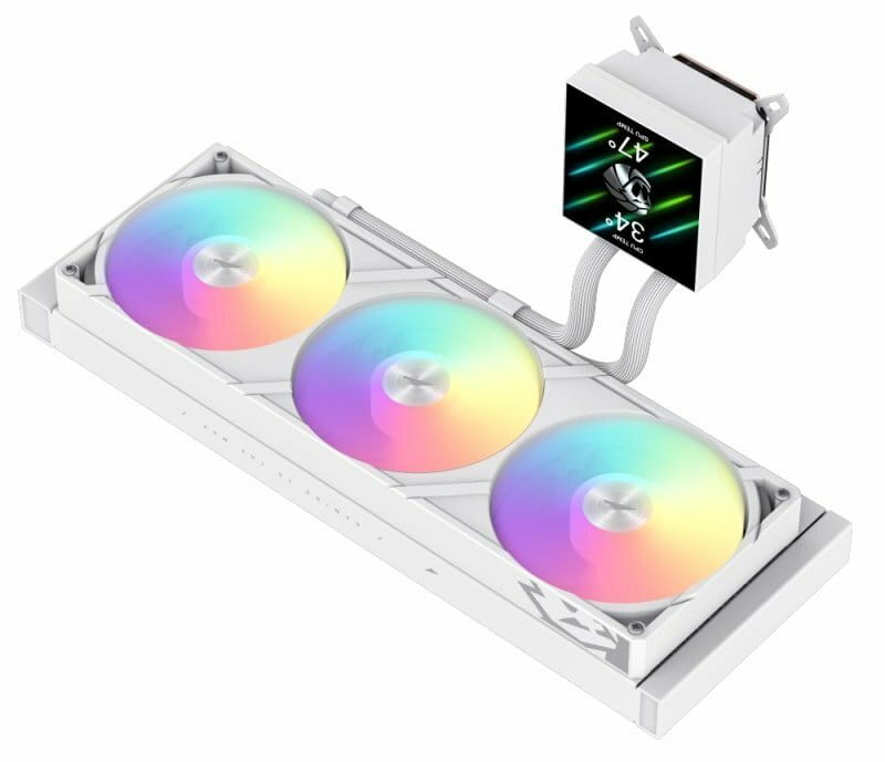 Система водяного охлаждения GameMax Glacier 360 LCD White